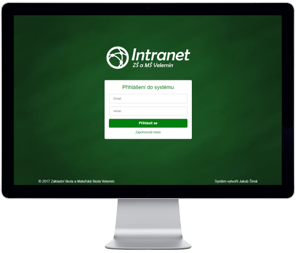 Intranet ZŠ Velemín